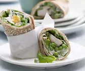 Pfannkuchen-Hähnchen-Wraps für den Thermomix®