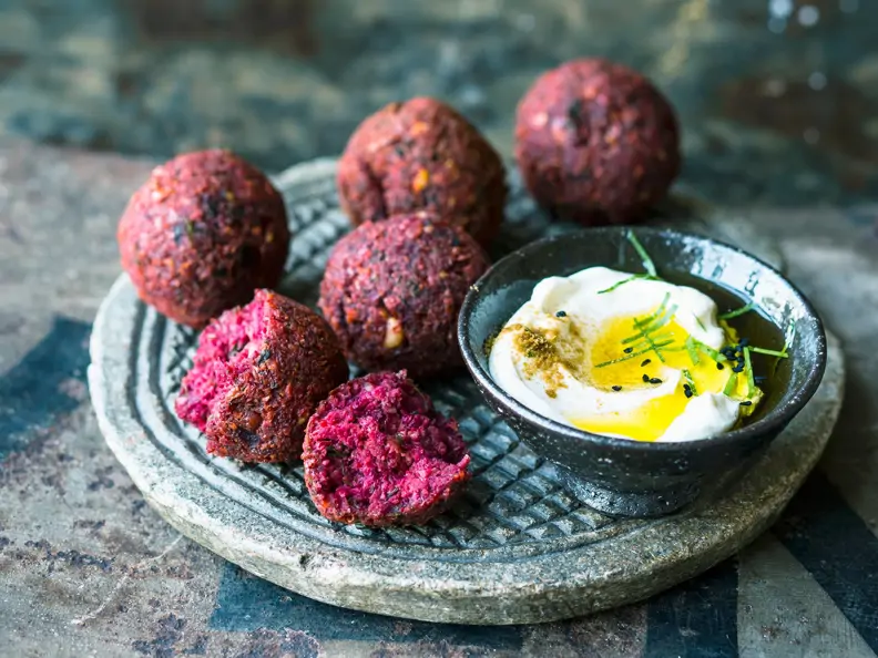 Rote-Bete-Falafel