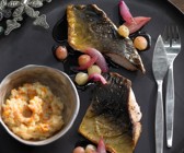 Karpfenfilet mit Karamelltrauben für den Thermomix®