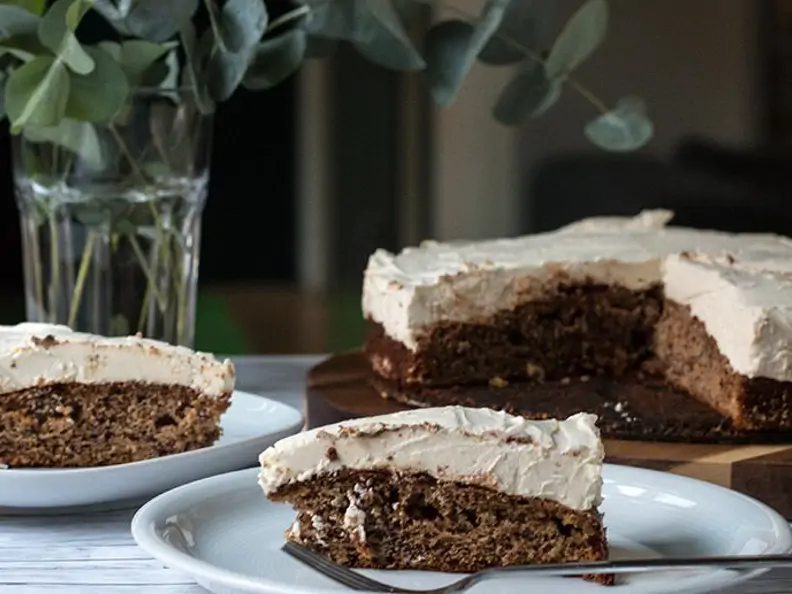 Bananabread mit Cheesecake-Topping