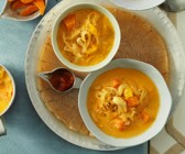 Sauerkrauteintopf mit Süßkartoffel