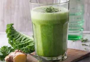 Grünkohl-Ingwer-Smoothie