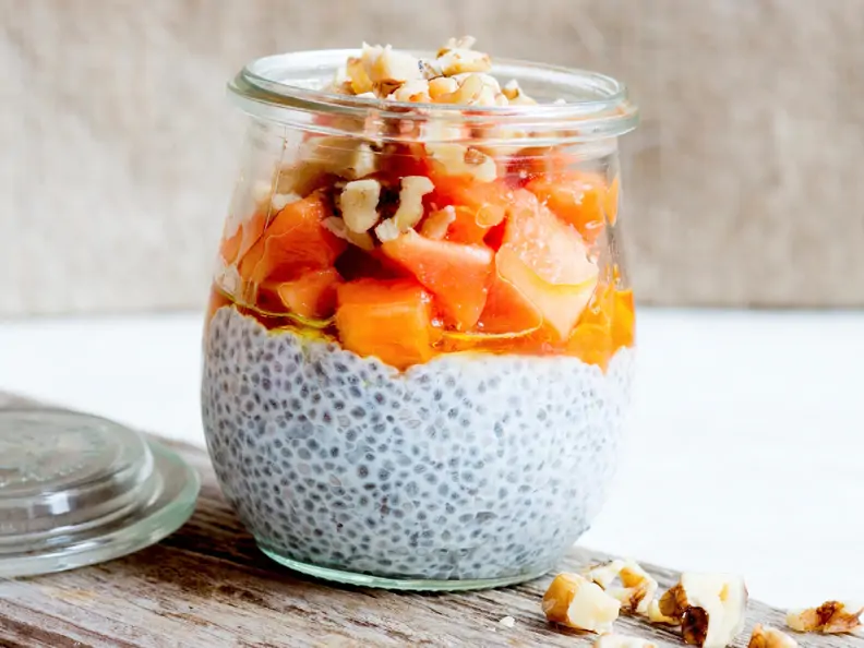 Chia-Pudding mit Leinöl