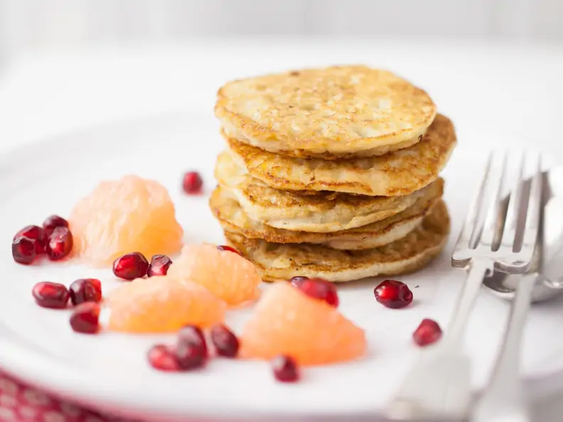 Pancakes mit Obst