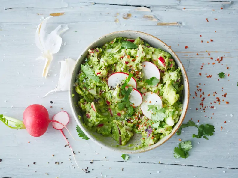 Radieschen-Guacamole