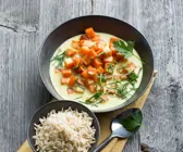 Süßkartoffel-Curry mit Basmatireis