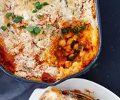 Süßkartoffel-Kichererbsen-Pie