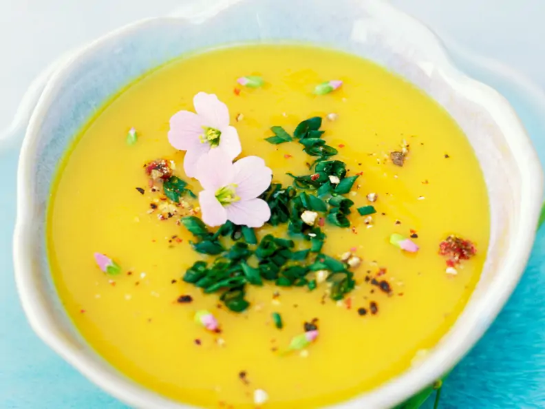 Möhren-Süßkartoffel-Suppe
