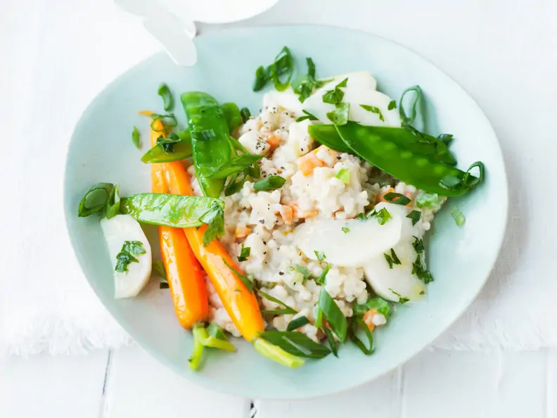 Risotto mit Frühlingsgemüse