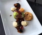 Rehrücken an Sellerie-Creme