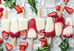 Erdbeer-Joghurt-Eis
