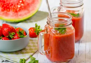 Erdbeer-Gazpacho