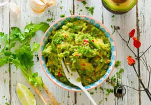 Guacamole mit Koriander