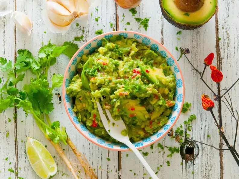 Guacamole mit Koriander