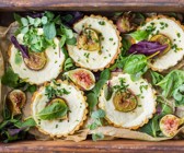Feigen-Tartelettes mit Ziegenkäse
