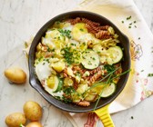 Nudel-Kartoffel-Ei-Pfanne