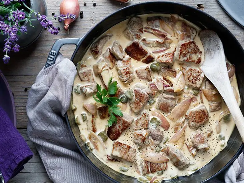 Rinderfilet Rahmgulasch à la francaise