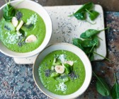 Spinat-Kiwi-Smoothie-Bowl