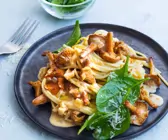 Pasta mit Pfifferlingen