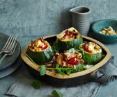 Gefüllte Rondini mit Feta und Cashew