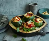 Gefüllte Rondini mit Feta und Cashew