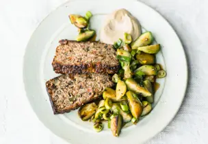Nuss-Käse-Braten
