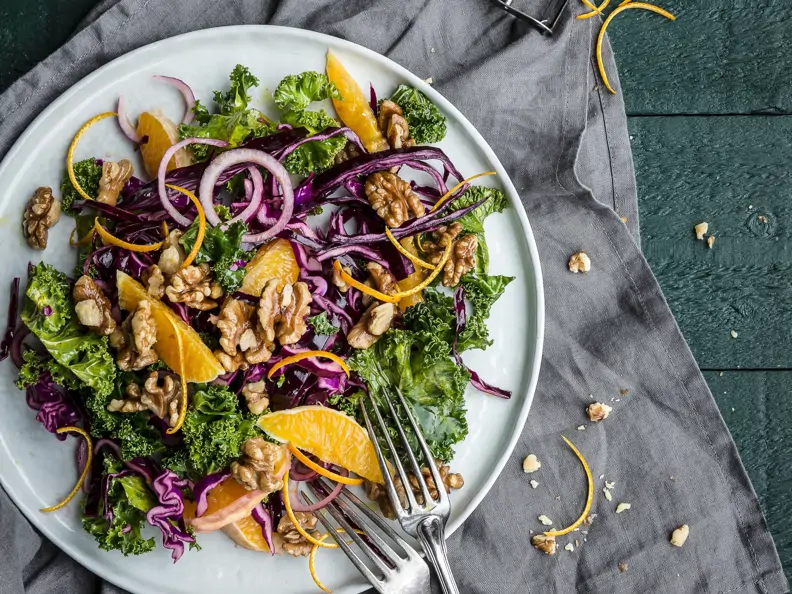 Kohlsalat mit Orange