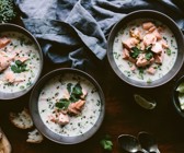 Lachs-Kokos-Suppe