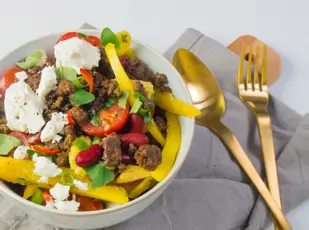 Chili-con-Carne-Salat