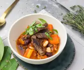 Bohneneintopf mit Rinderfilet