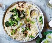 Risotto mit Brokkolini und Parmesan