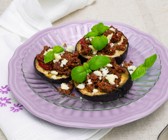 Mini-Auberginen-Pizza