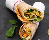 Bunte Wraps mit Gemüse