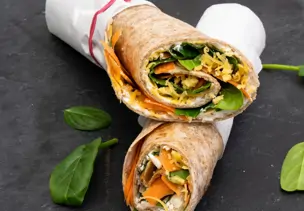 Bunte Wraps mit Gemüse