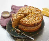 Möhrenkuchen mit Nussglasur