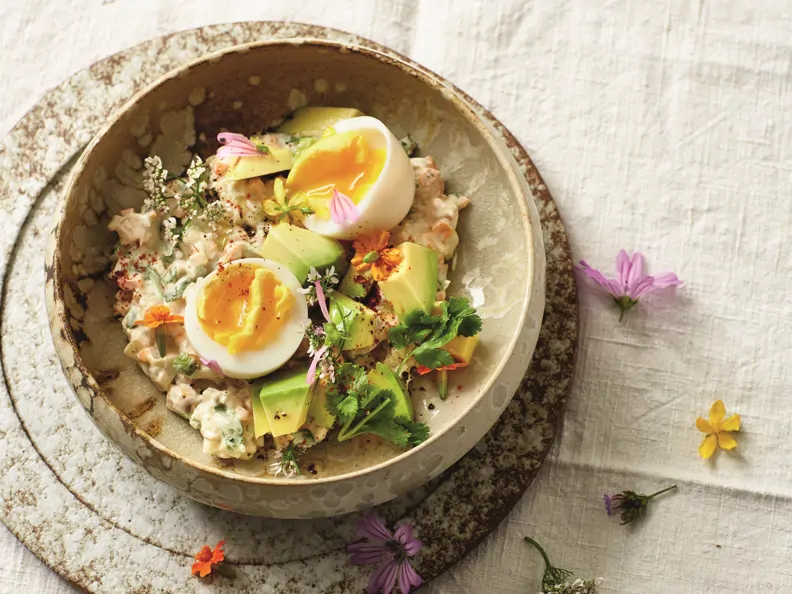 Eiersalat auf indische Art