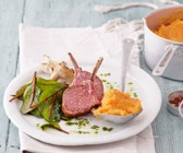 Lammkoteletts mit Süßkartoffelpüree