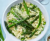 Spargel-Bärlauch-Risotto