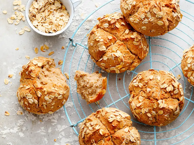 Hafer-Dinkel-Brötchen