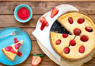 Erdbeerkäsekuchen