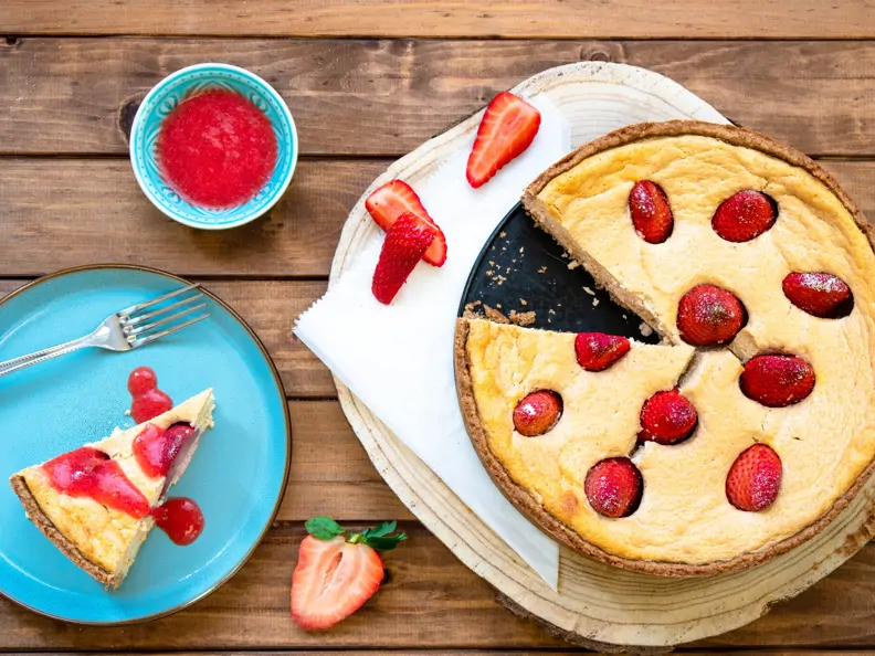 Erdbeerkäsekuchen