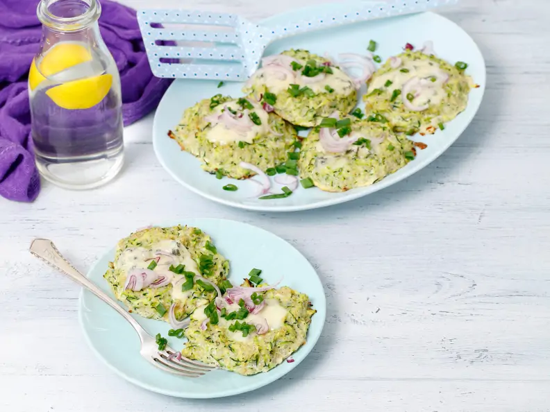 Gersten-Zucchini-Bratlinge