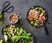 Gebratener Lachs mit Paksoi