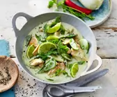 Hähnchen-Curry mit Matcha-Tee und Limette
