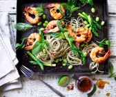 Thai-Garnelen mit Sobanudeln