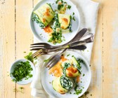 Überbackene Zucchini-Cannelloni