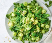 Koriander-Schoten-Salat
