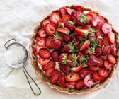 Erdbeer-Tarte mit Vanillecreme