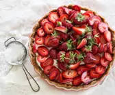Erdbeer-Tarte mit Vanillecreme