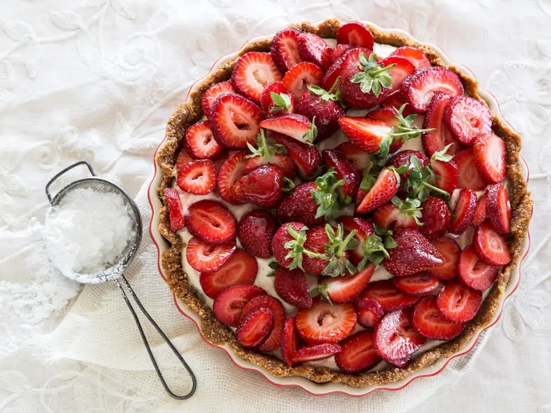 Erdbeer-Tarte mit Vanillecreme